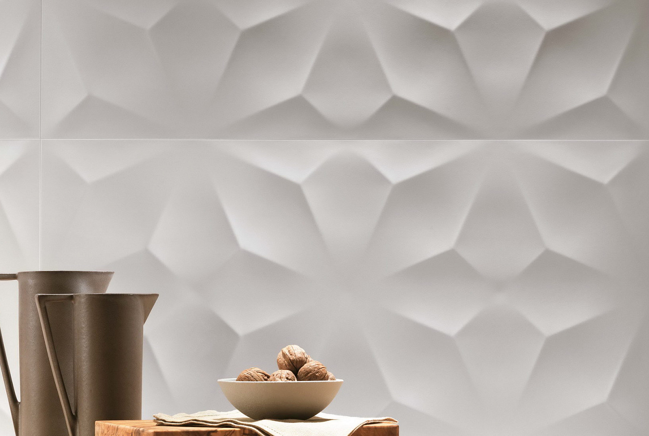 3D WALL DESIGN Diamond White Matt